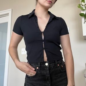 Abercrombie short-sleeve button up